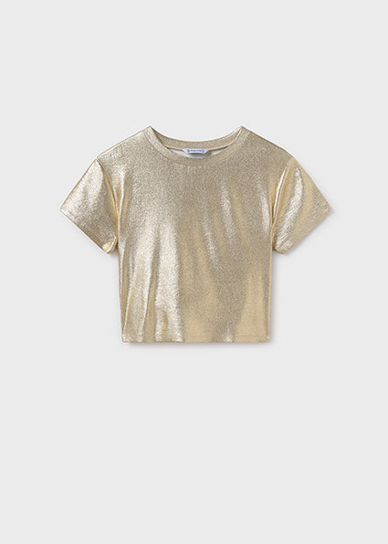 Gold Ribbed Shirt