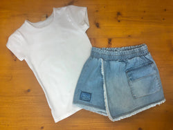 Denim Short Set