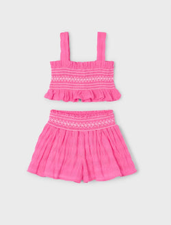 Pink Short Set